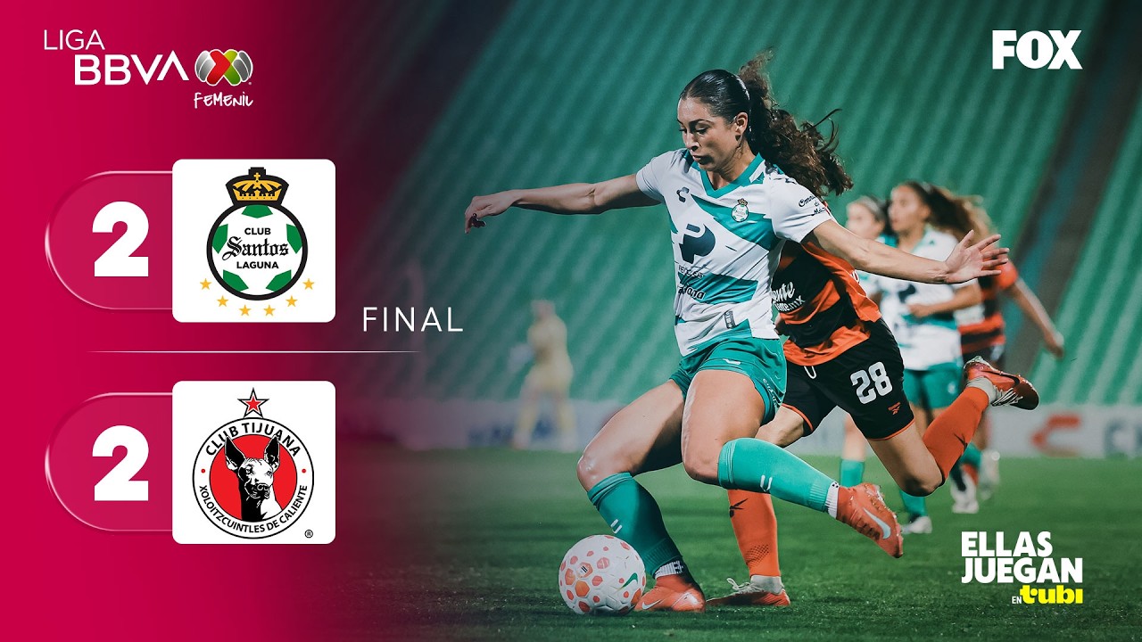 SANTOS 2-2 XOLOS | RESUMEN | LIGA MX FEMENIL | JORNADA 8