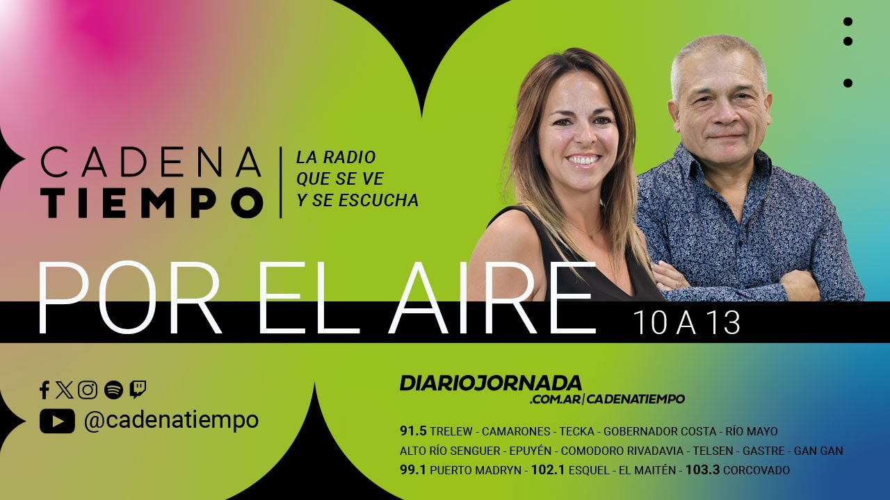 POR EL AIRE EN VIVO | Federico Ercoli, Secretario de planificaci&oacute;n y desarrollo urbano de Trelew