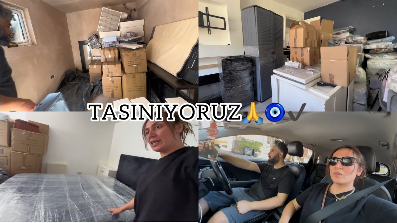 Tasiniyoruz, ingilterede ev tasima vlog 1  bizimle birlikde ev tasiyin#london #türkiye #evtaşıma 🙈