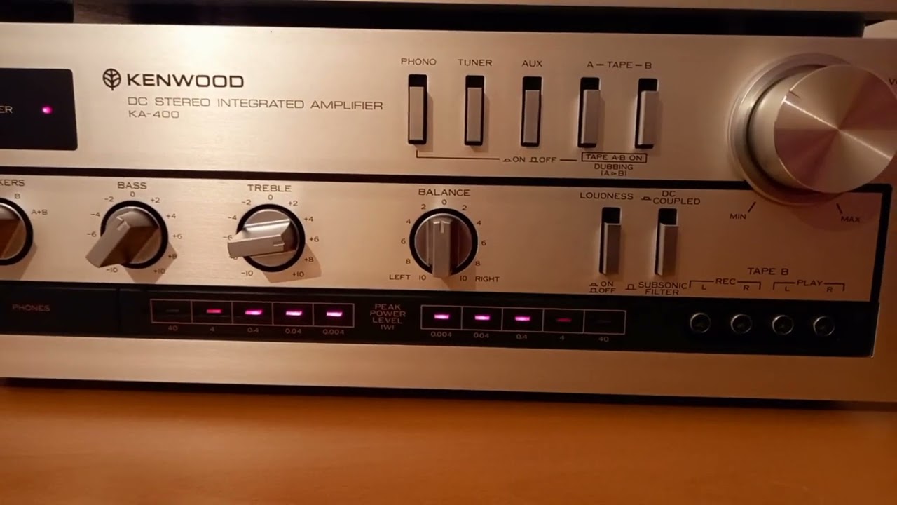 kenwood ka 400 amplifier