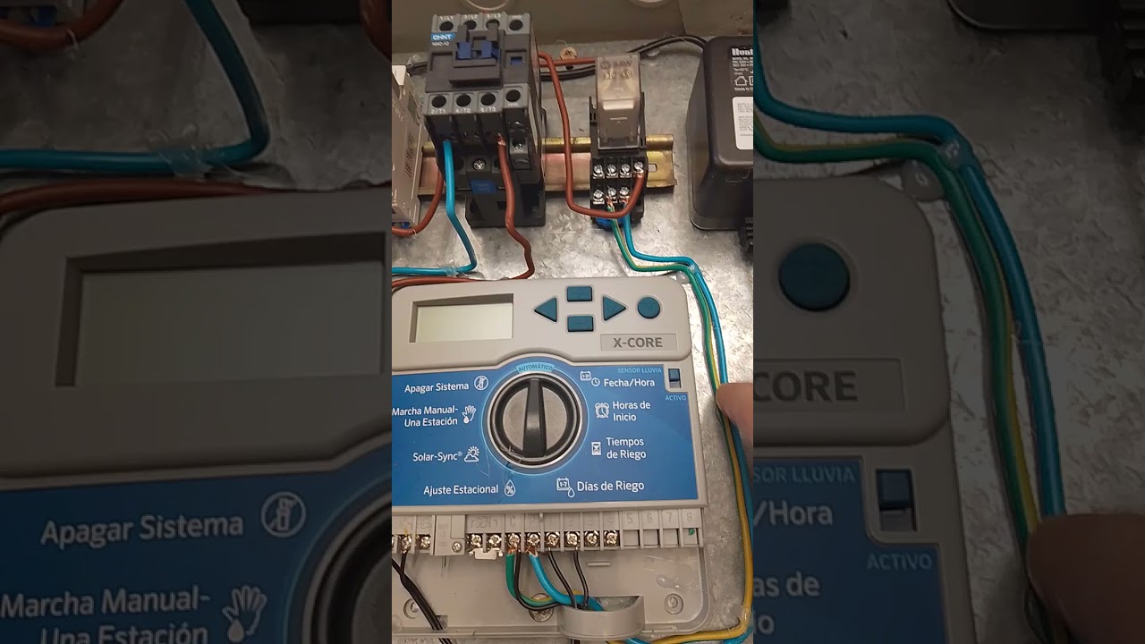 Riego automático tablero sencillo