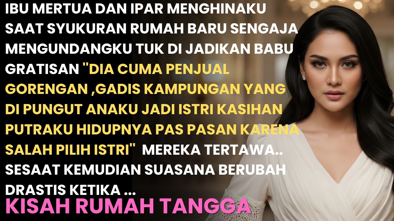 DI HINA KARENA HANYA PENJUAL GORENGAN OLEH IPAR DAN MERTUA .SEMUA TERTAWA TAPI SESAAT KEMUDIAN PANIK