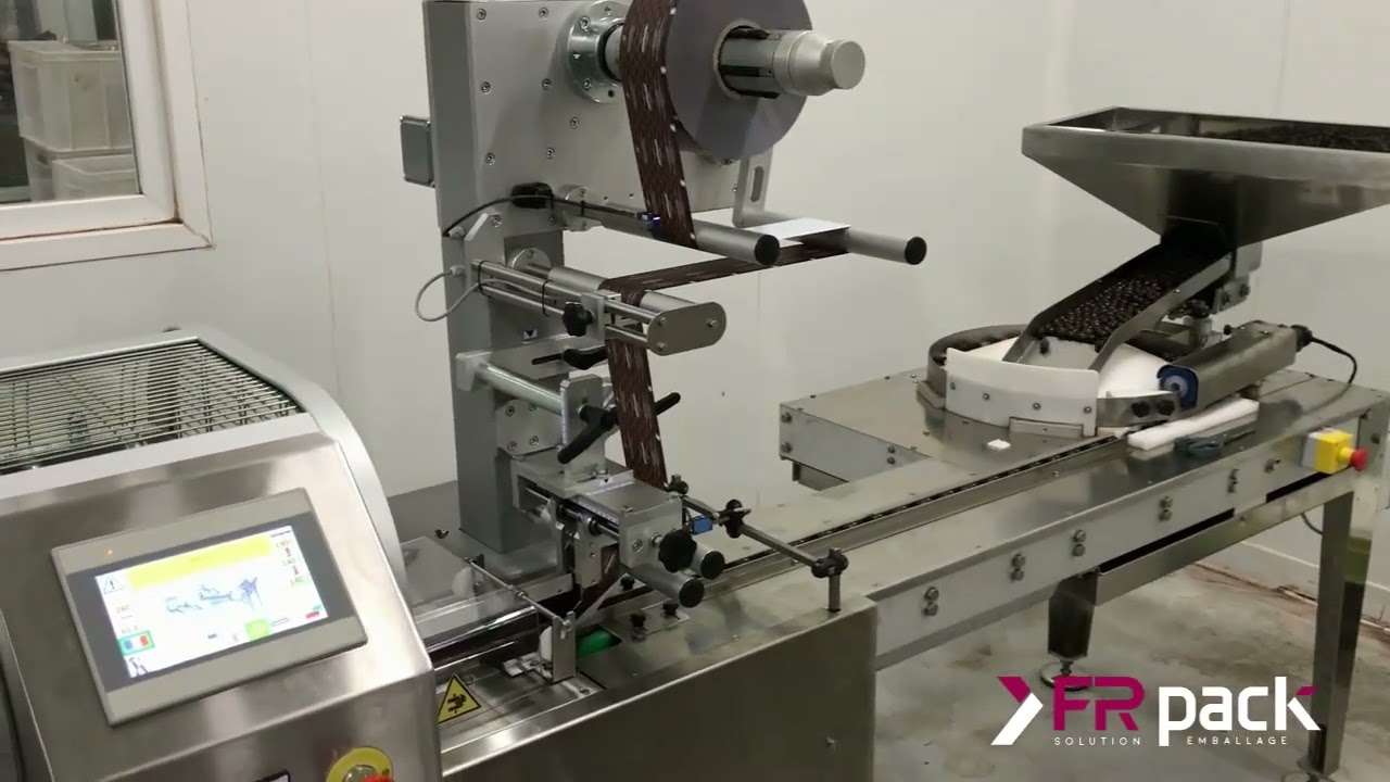 flowpack ensacheuse automatique chocolat chargement automatique