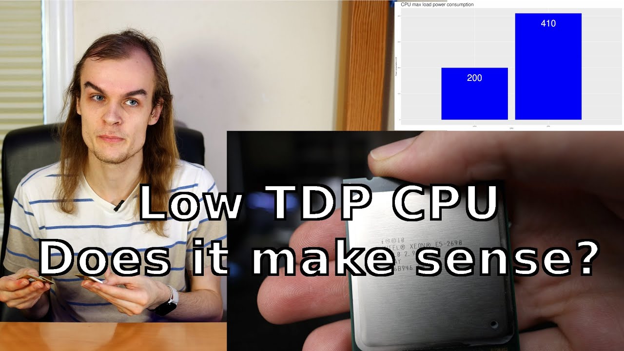How much does a low TDP CPU matter? Comparing low and normal TDP server CPUs