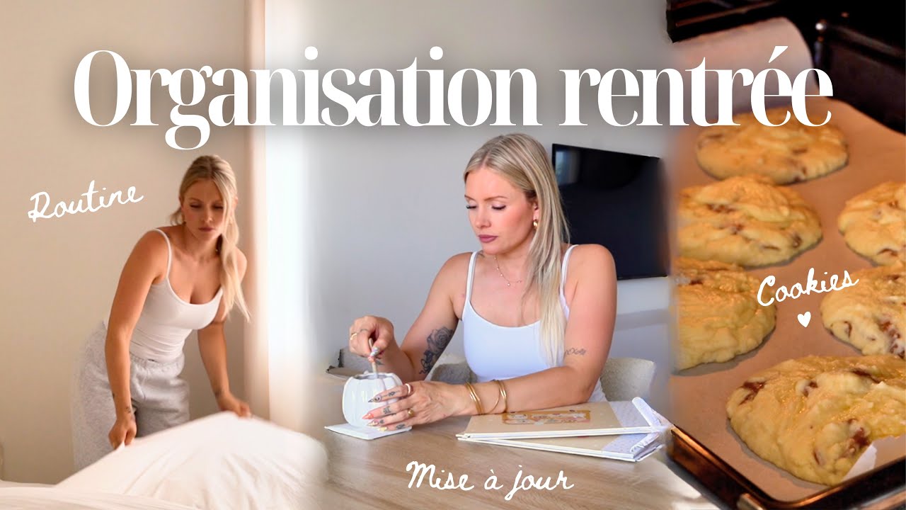 ORGANISATION RENTRÉE 🎒🍪| Recette goûter • Ménage • Courses • Shopping enfants