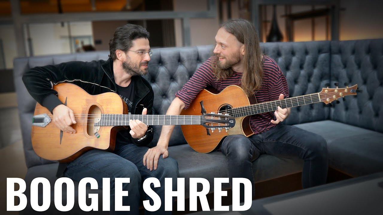 Boogie Shred // Mike Dawes & Joscho Stephan [Hotel Lobby Jam]