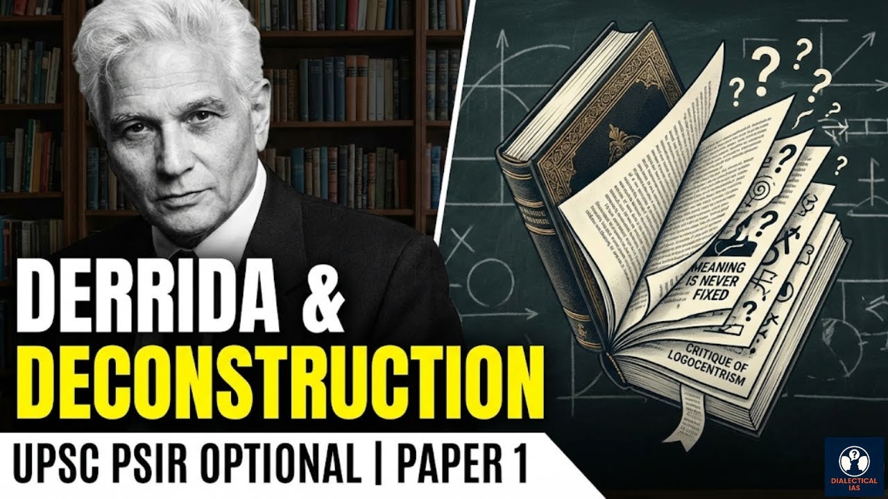 Derrida Explained: Deconstruction Made Simple | UPSC PSIR Optional