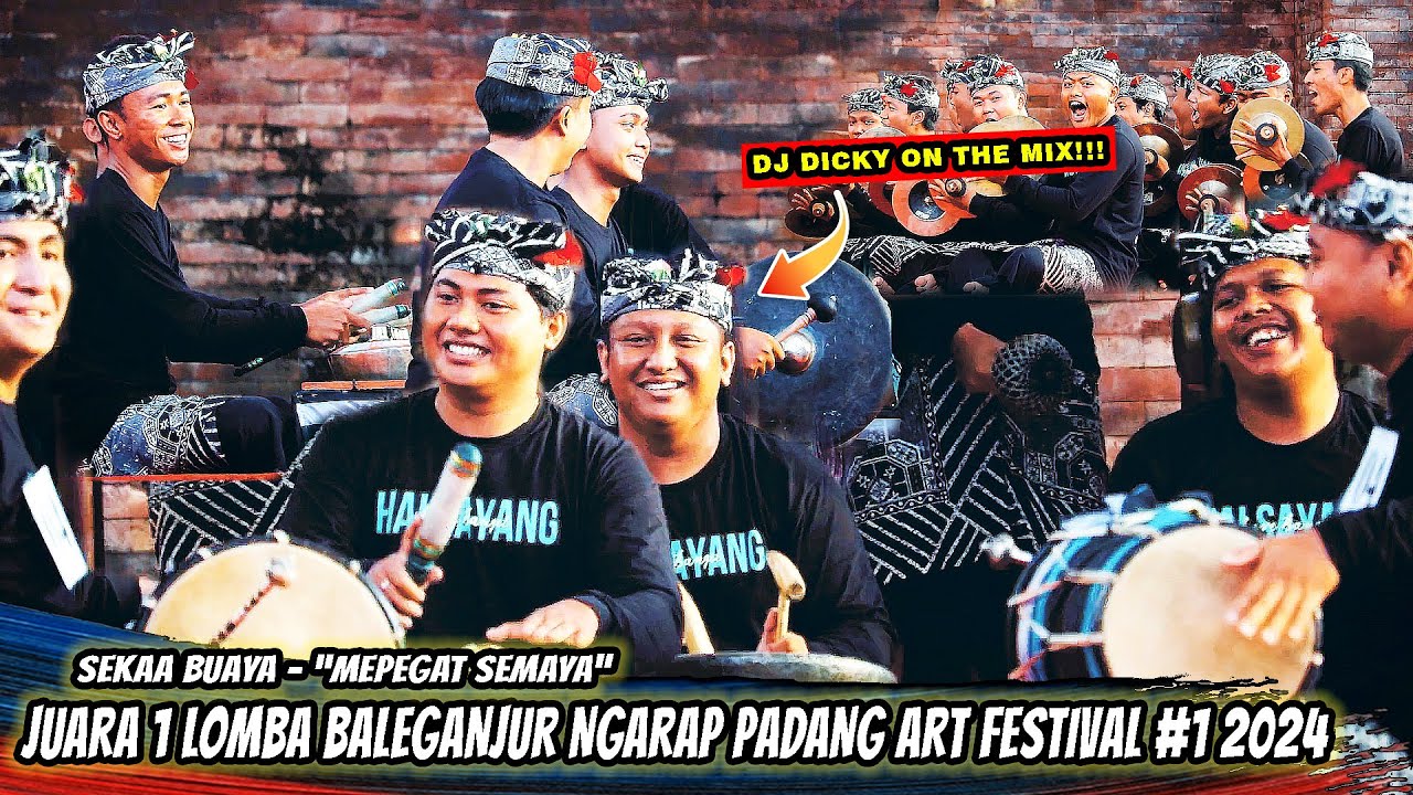 JUARA 1 BALEGANJUR NGARAP SEKAA BUAYA | LOMBA BALEGANJUR NGARAP PADANG ART FESTIVAL 1 TAHUN 2024
