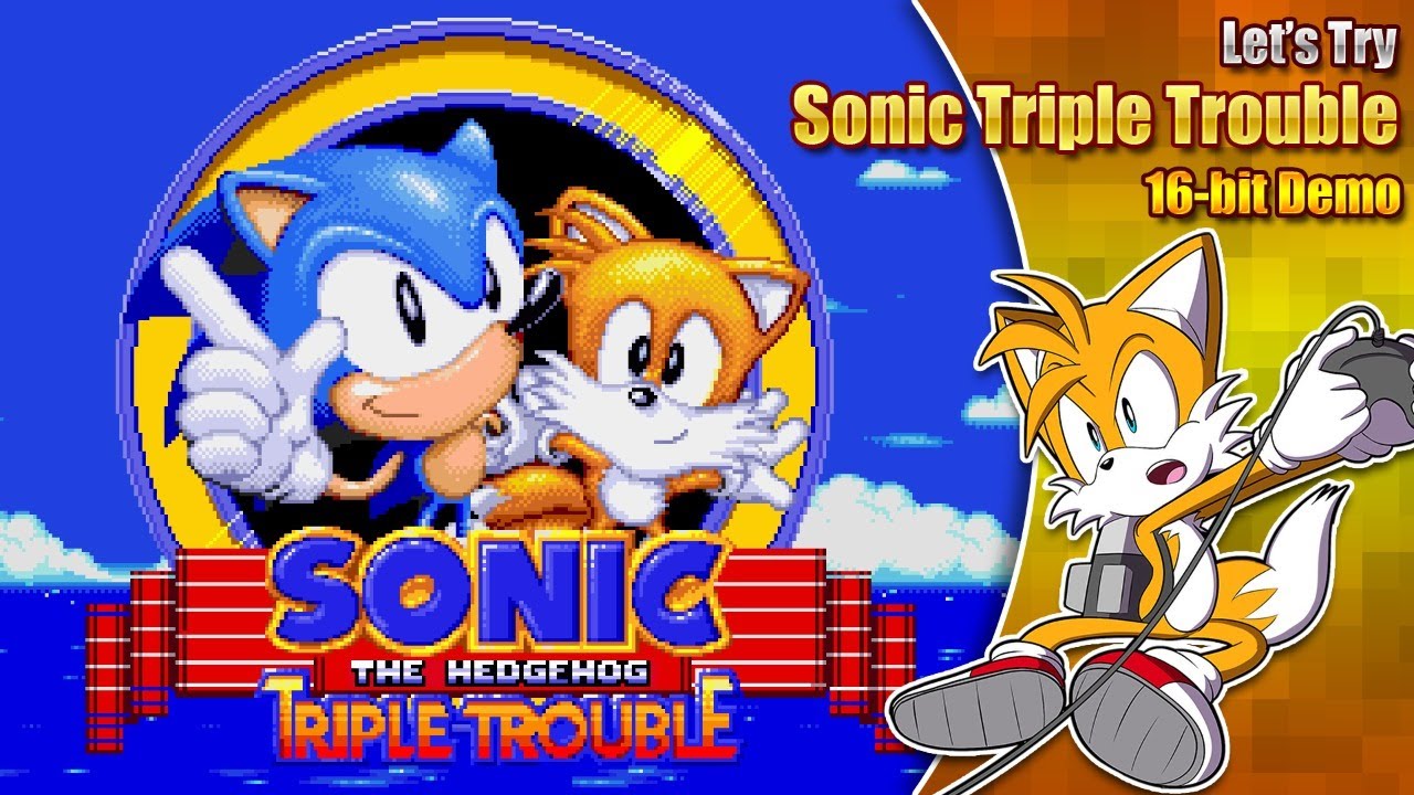 Let's try Sonic Triple Trouble 16-bit Demo (remake) plus the Master Systm port