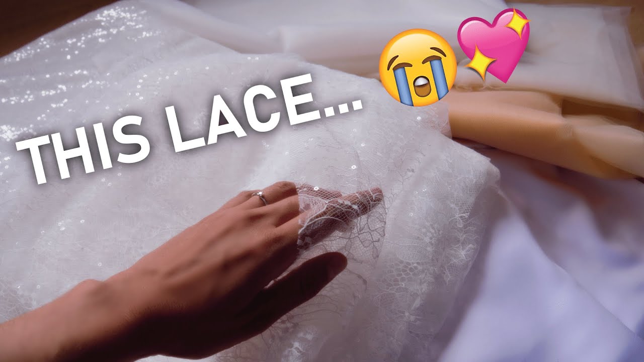 Sewing My Dream Wedding Dress 👰 EP.2: Fabrics, Laces & Whimsical Details