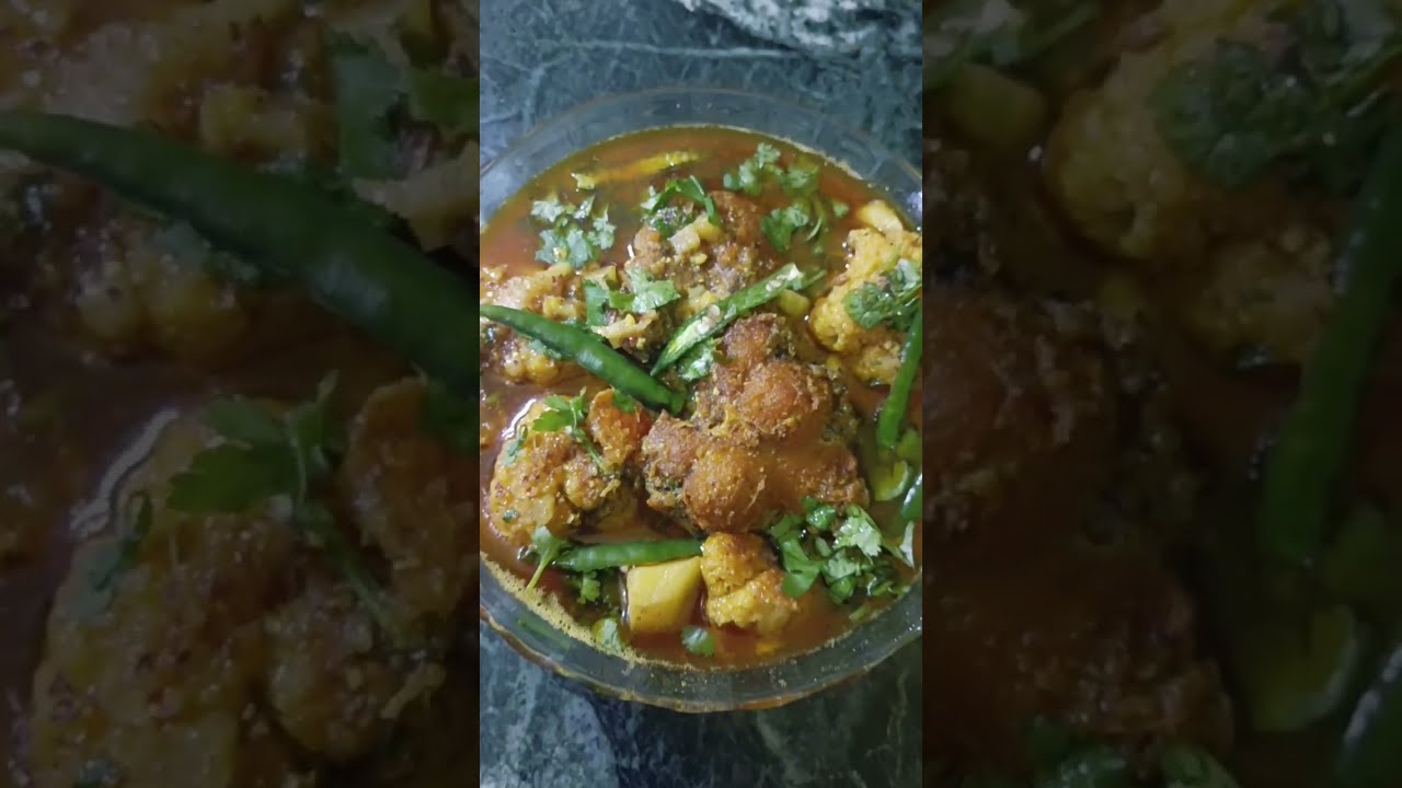 How to make tasty phoolgobhi fish curry 😋🍛#food #recipe 