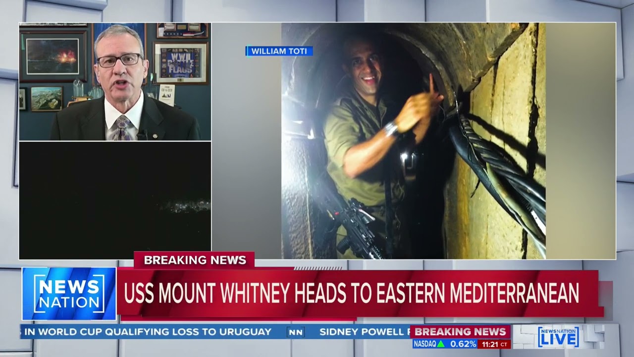 William Toti discussing the situation in Israel on News Nation