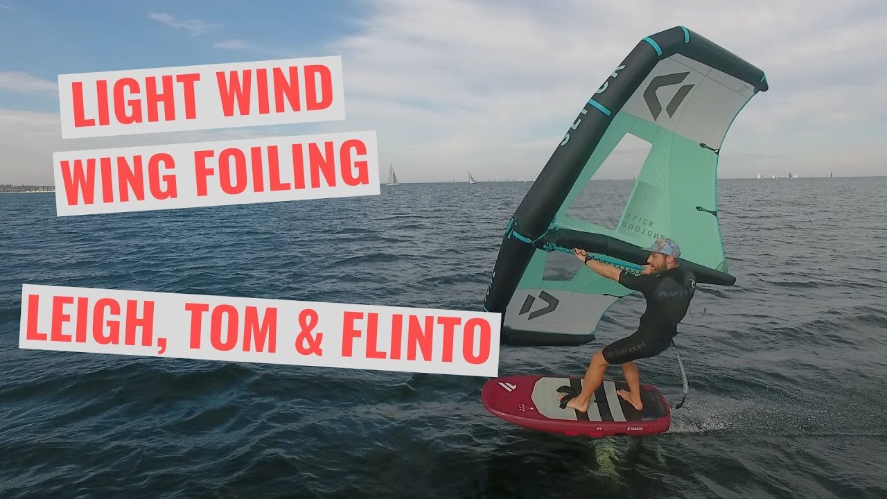 Light Wind Wing Foiling | Leigh Thorne, Tom Saunders & Flinto @ Green Point | Slick, Mantis & HA1125