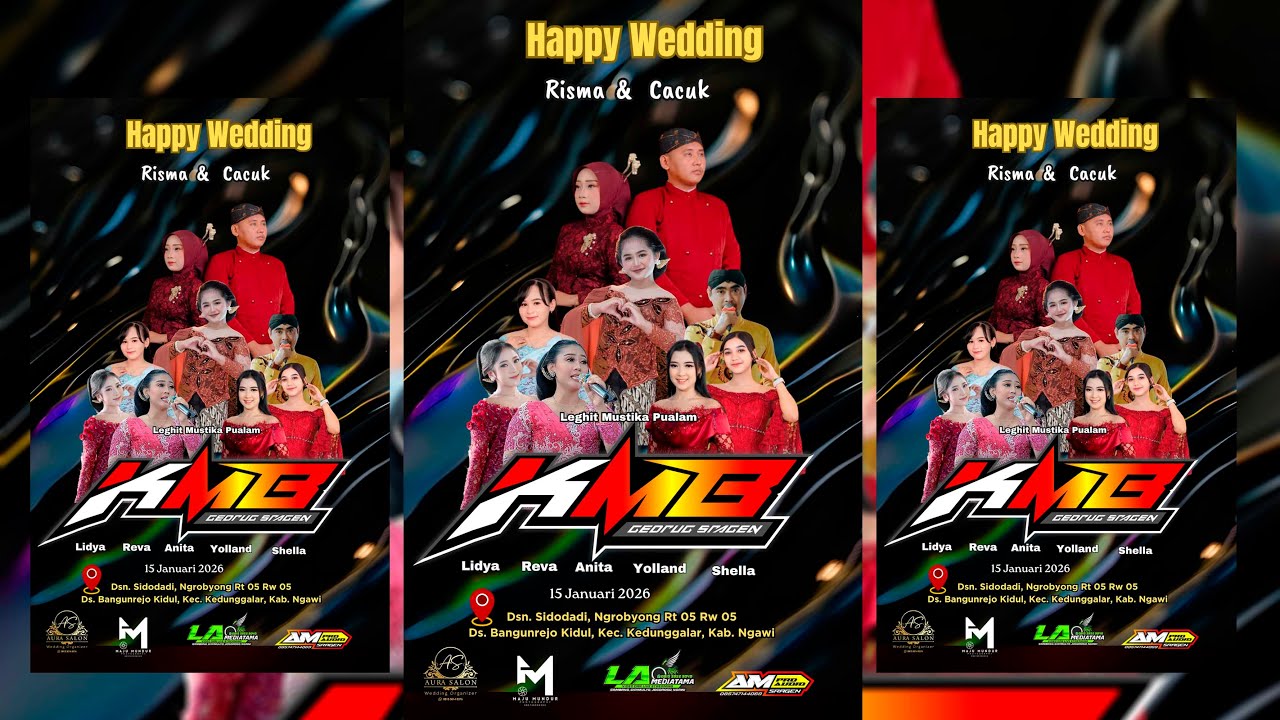 📡Live  KMB MUSIK  Wedding  Risma 💕 Cacuk || AM AUDIO || MM PHOTOGRAPHY  | Kedunggalar Ngawi