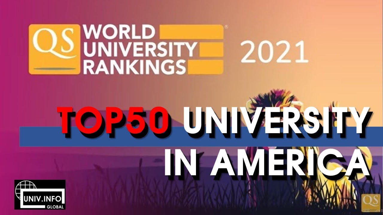 2021 QS WORLD UNIVERSITY RANKINGS - US TOP 50