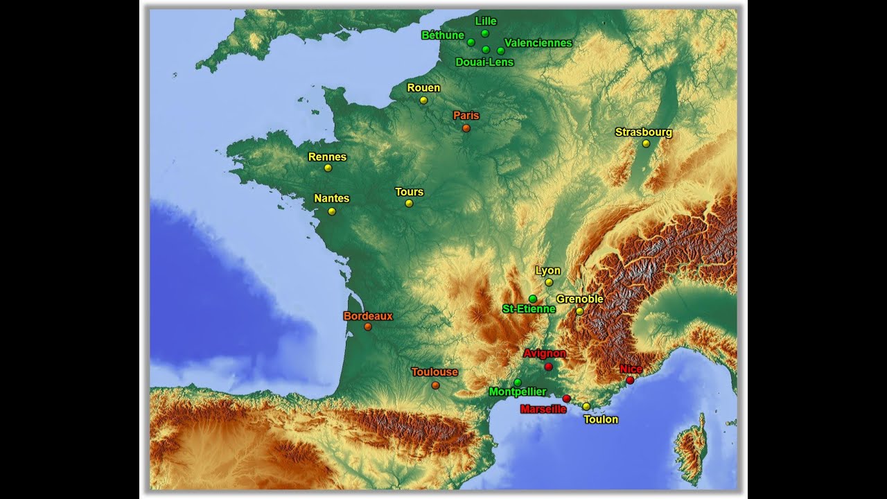 L'origine des grandes villes de France : le classement chronologique