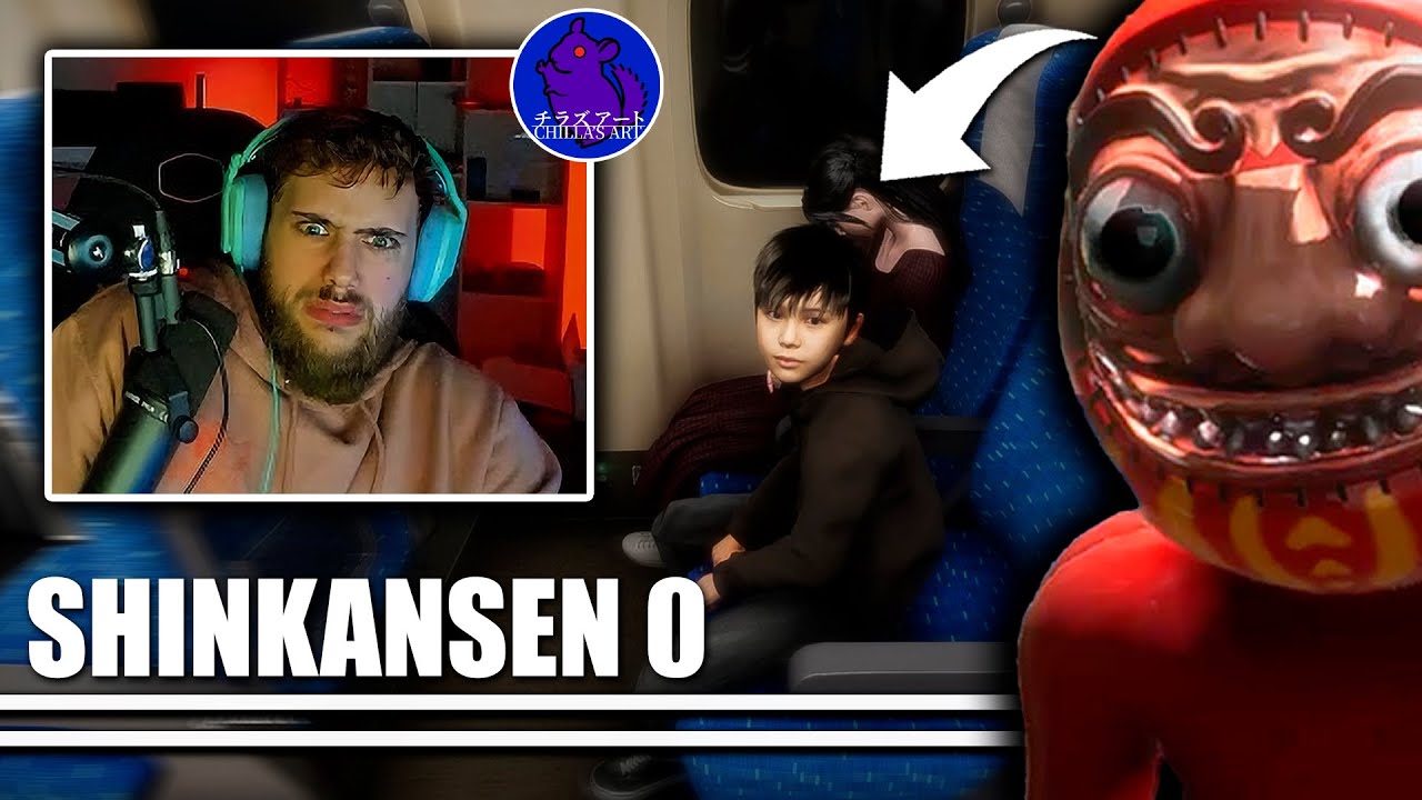 SHINKANSEN 0 🚆👹 El tren del terror japonés 😱 #SalióCaldo [Chilla's Art]