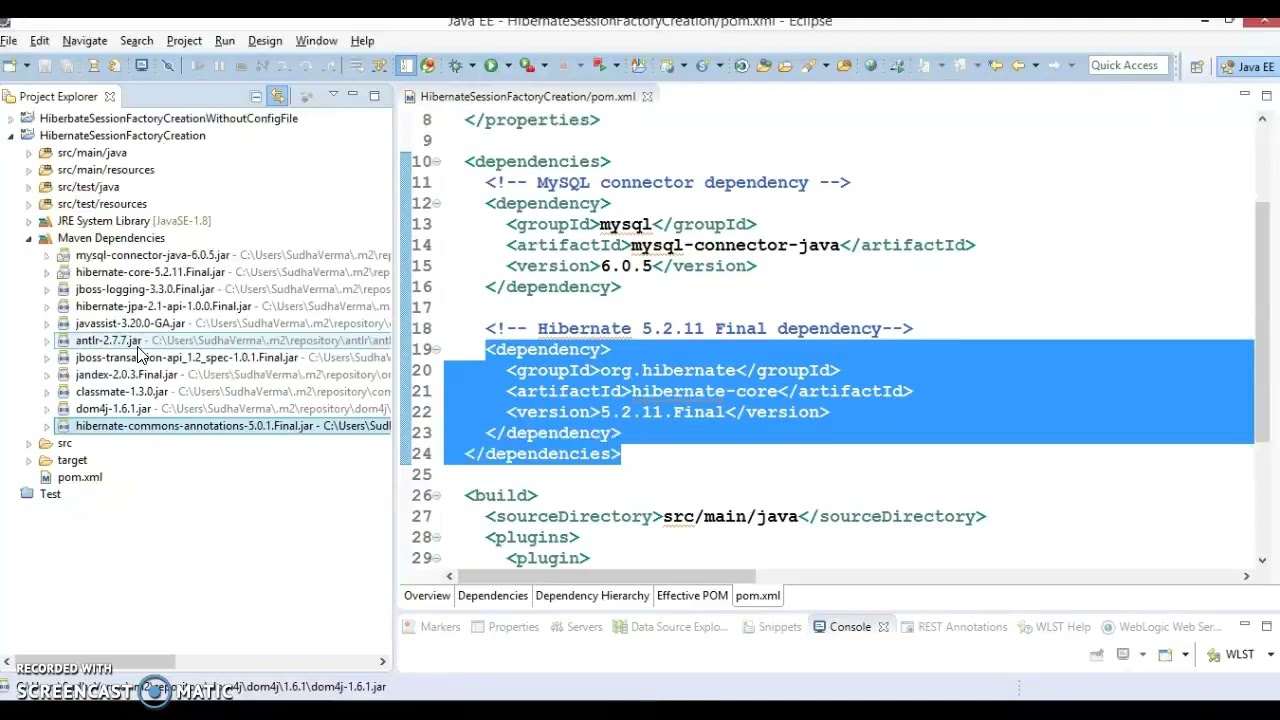 05 5 Hibernate 5 distribution binary details