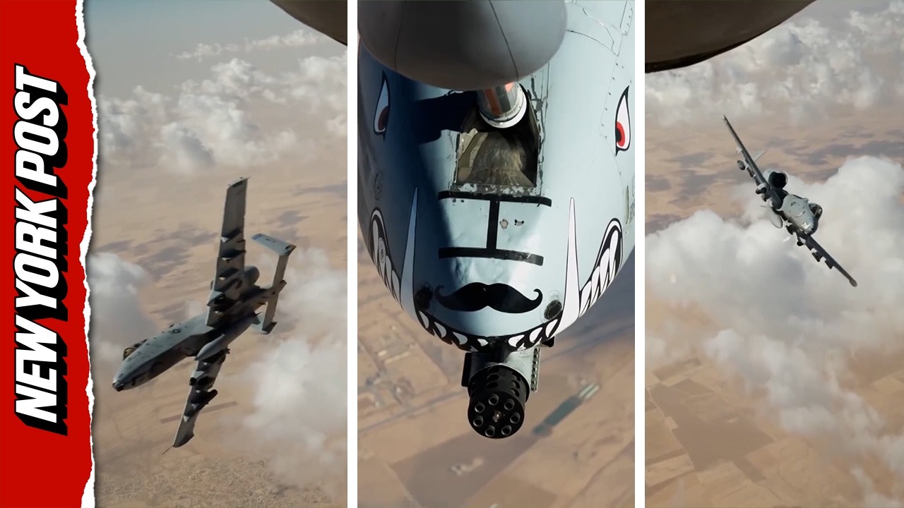 A-10 Thunderbolt II Attack Aircraft Deployed to Target Boats Ambushing Ships in The Strait of Hormuz