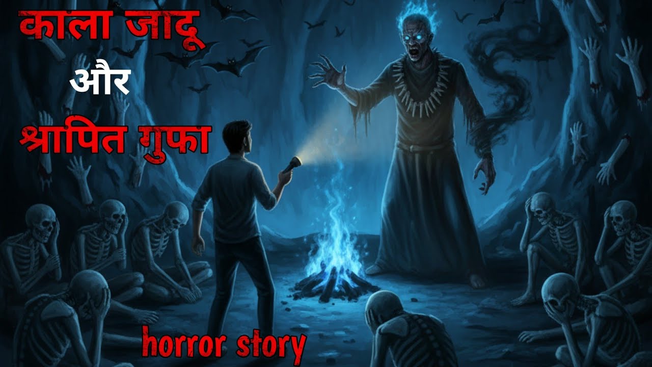 काला जादू और शापित गुफा   horror story/आत्माओं की गुफा/तांत्रिक की गुफा/Round up horror 