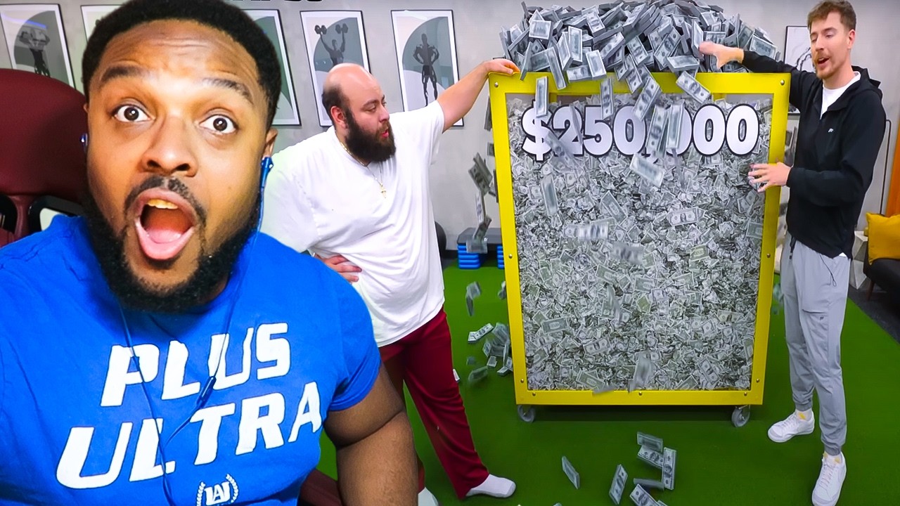 Personal Trainer Reacts To MrBeast Lose 100 LBs, Win $250,000!
