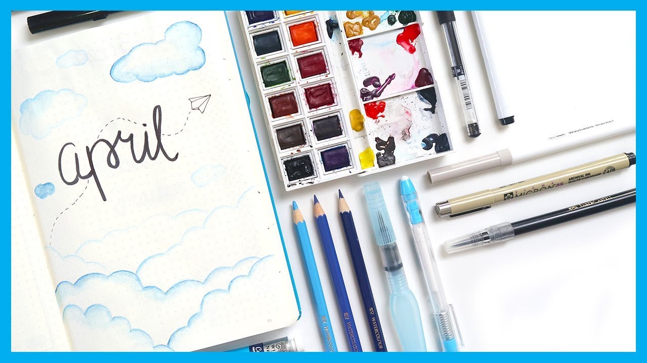 BUJO APRIL 2019 Setup ~ Bullet Journal Setup