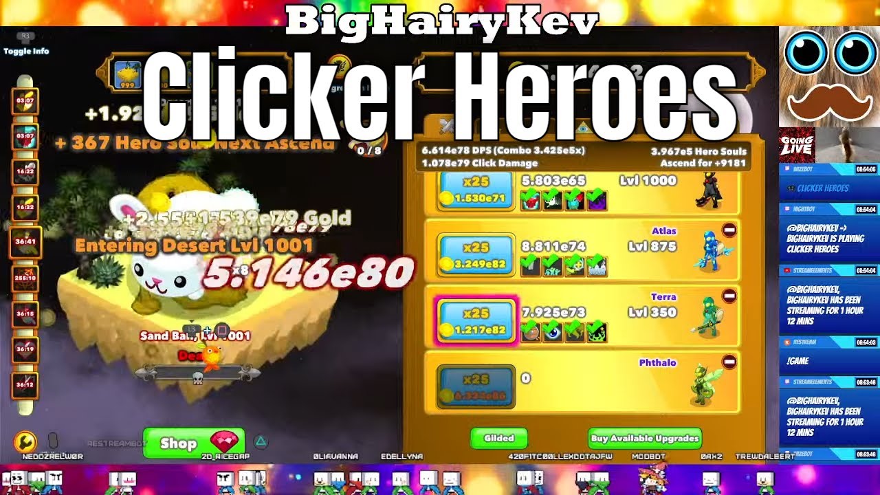 Clicker Heroes #484 - Live Stream