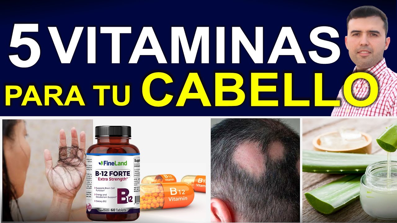 6 VITAMINAS PARA EL CABELLO - Mejores Vitaminas Y Alimentos Para Hacer Crecer Y Evitar La Caida