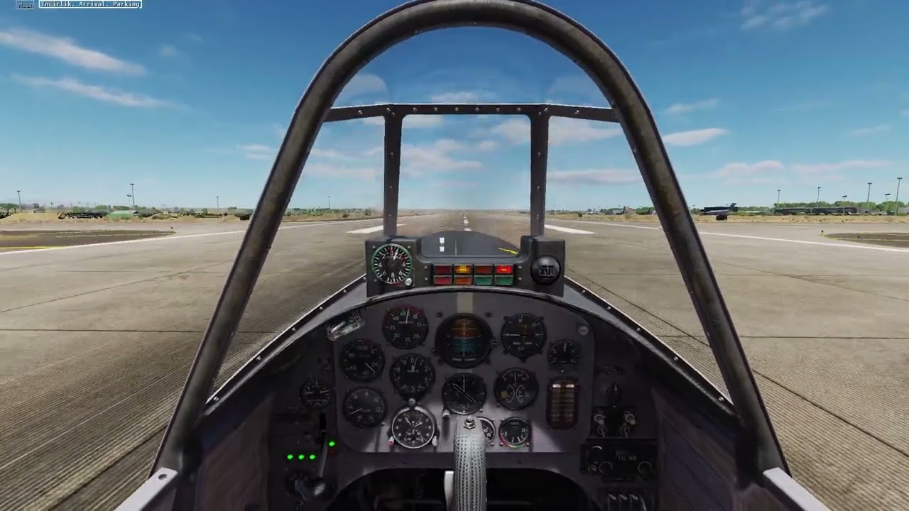 DCS Virtual Incirlik RIAT in cockpit YAK-52 Arrival