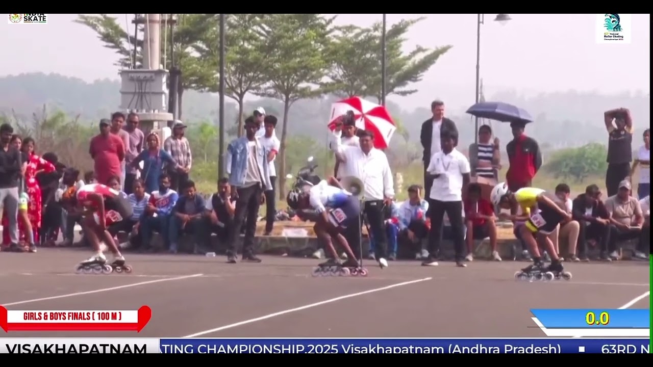 100 mtr Races All Inline Age Groups.63 RSFI NATIONALS 2025 #sports #skating