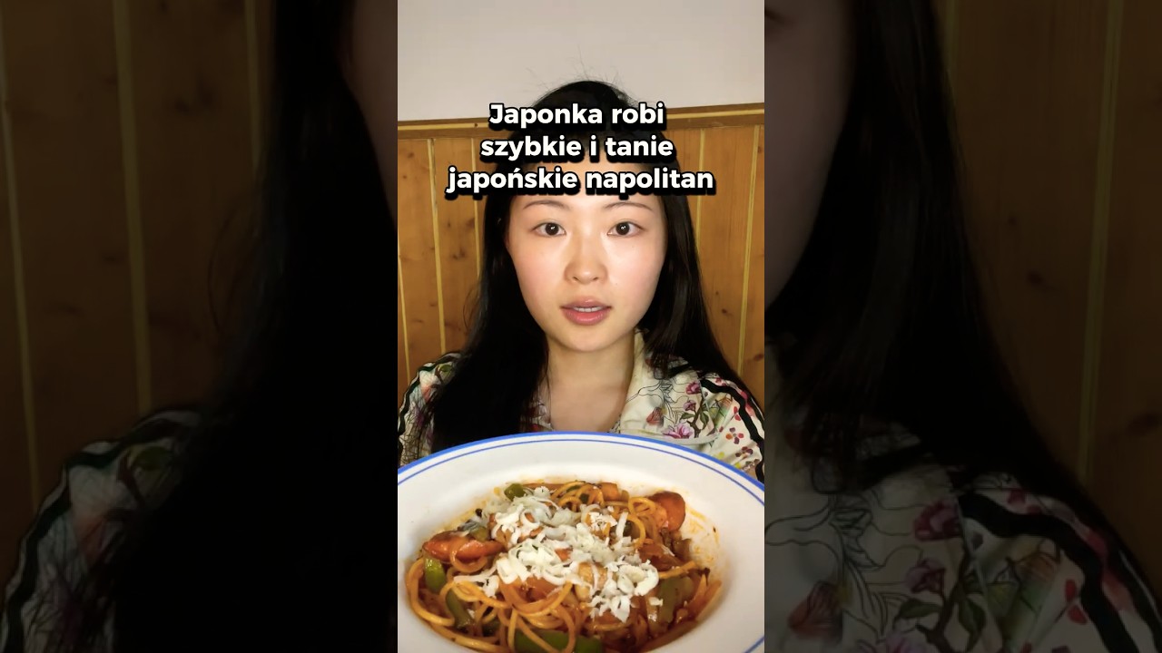 A Japanese woman makes a quick and cheap Japanese napolitan🍝🇯🇵 #poland #japan #napolitana