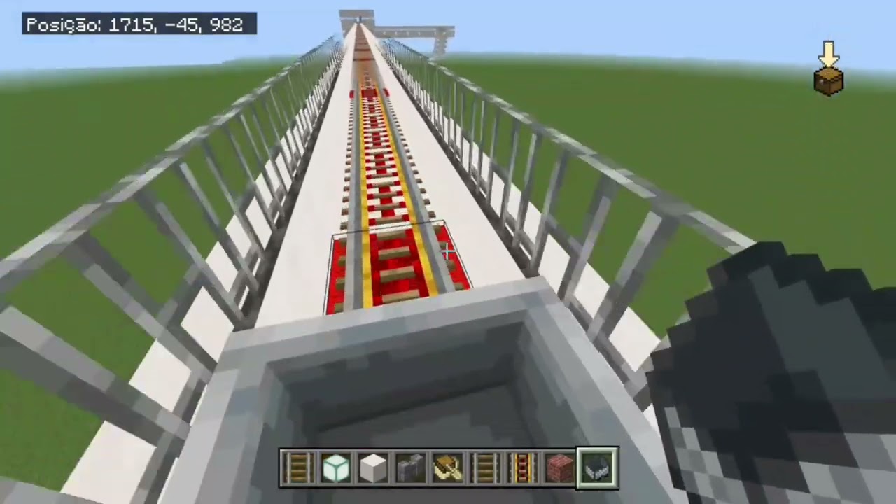 Linha 15 Prata no minecraft!! Vila Prudente até Jardim colonial