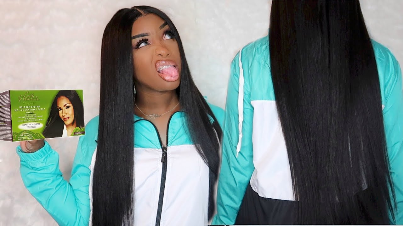 OMG WHY!? I iPUT A RELAXER IN MY VIRGIN HAIR BUNDLES |  JULIA HAIR