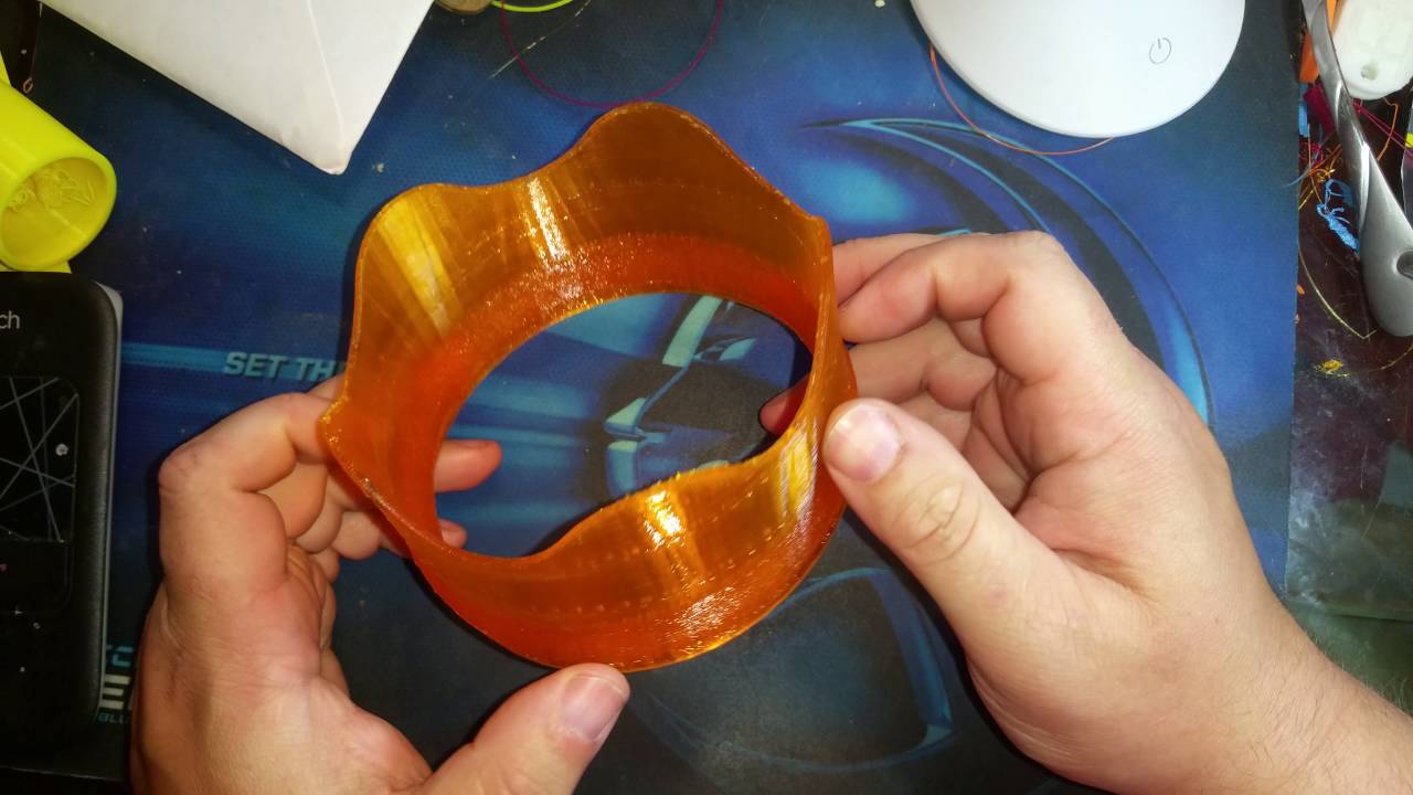 Today's 3D Print - Flying Gyroscope made of TPU