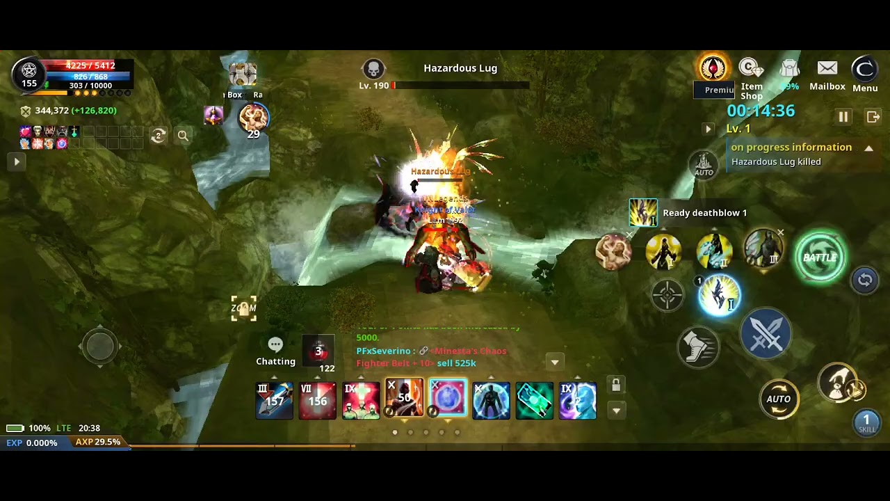 Wizard lv155 clear Egg (Hard) - Cabal Infinite Combo Sea