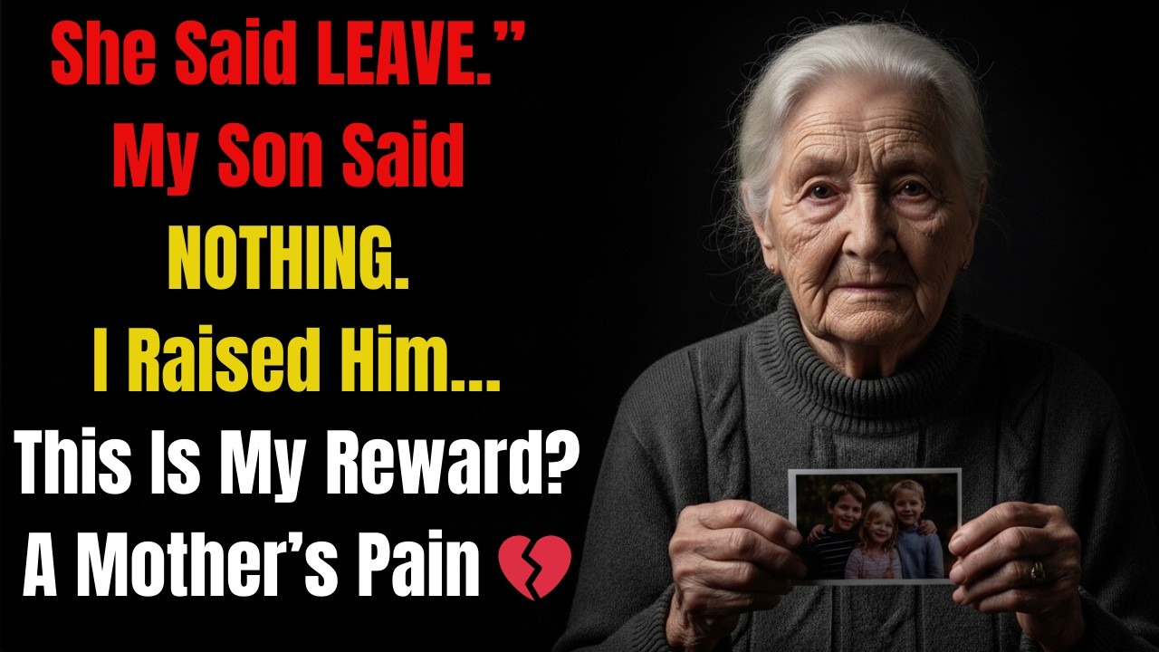 My Daughter-in-Law Told Me to Leave, and My Son Stayed Silent