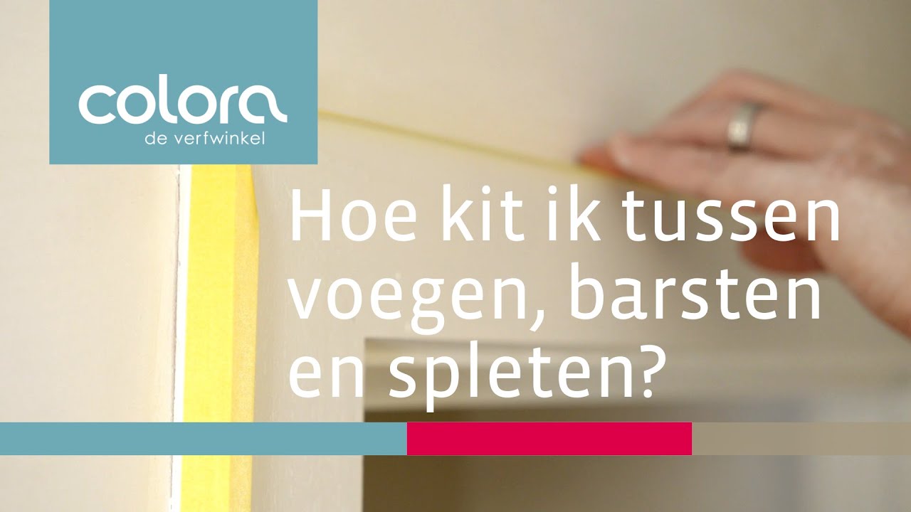 Hoe kit ik voegen, barsten en spleten? | stap voor stap