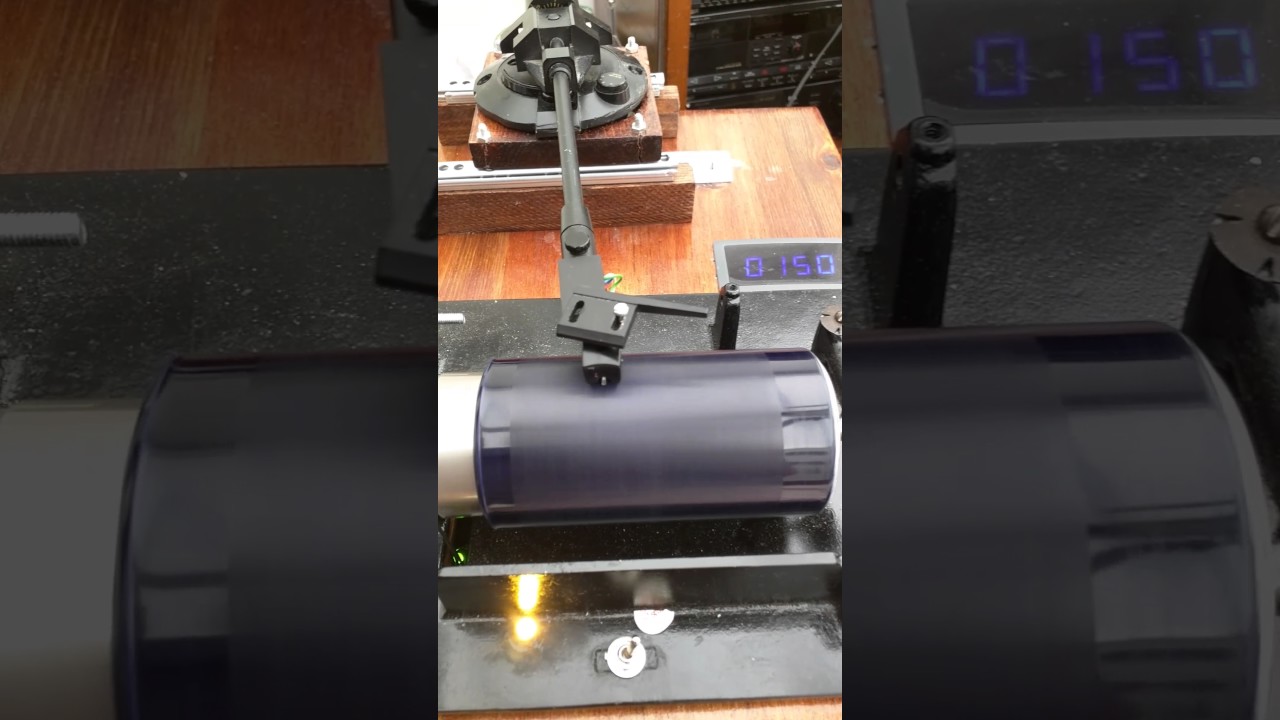 My electric cylinder phonograph I have created - first test