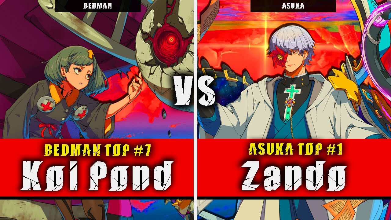 GGST | Koi Pond (Bedman) VS Zando (Asuka) | Guilty Gear Strive High level gameplay