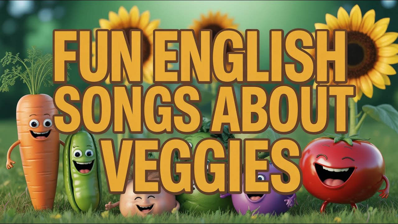 Kids Educational Songs | Learn Vegetables English Names with Rhymes