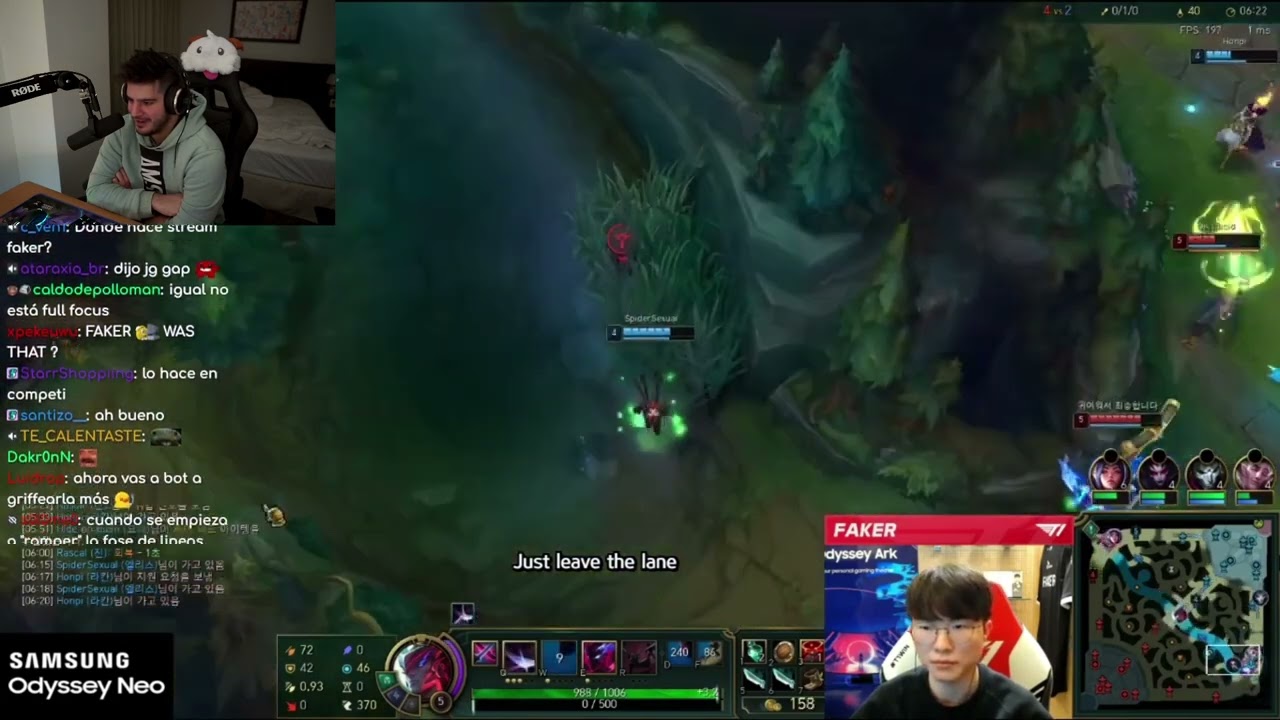 FAKER Flamea a ELMILLOR 😂