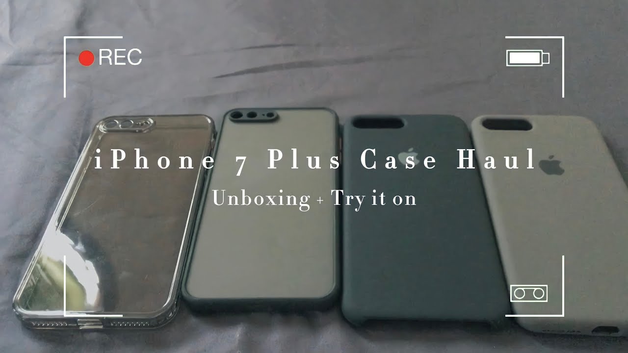 iPhone 7 Plus Case Haul from Shopee - unboxing + try it on