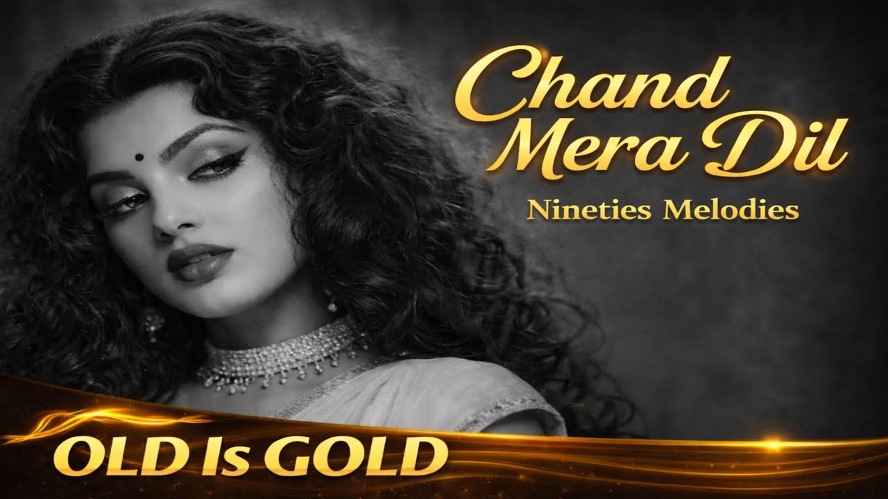 Chand Mera Dil | Old Hindi Romantic Song | Heart Touching 90's Vibe Love Song 