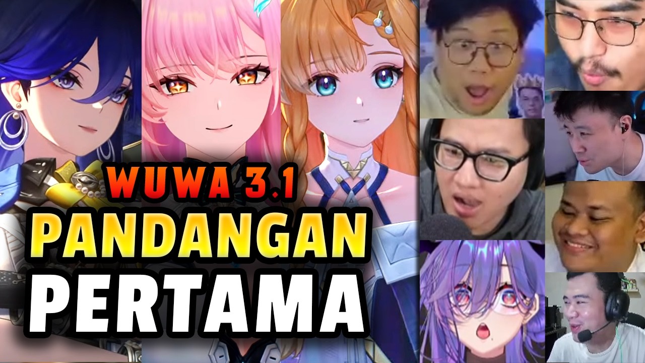 Streamer Indonesia Pertamakali Bertemu Lucila, Sigrika & Aemeth Wuthering Waves 3.1 Story Reaction