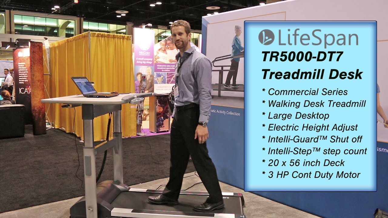 LifeSpan Fitness TR5000-DT7 Treadmill Desk | Fitness Expo 2014 | Smart Review