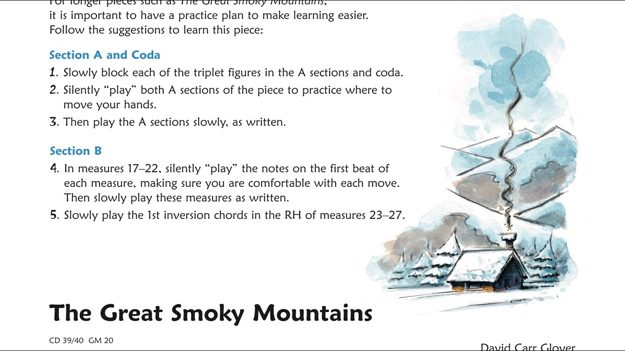 Lesson 4: The Great Smoky Mountains - Practice Tempo Accompaniment Track