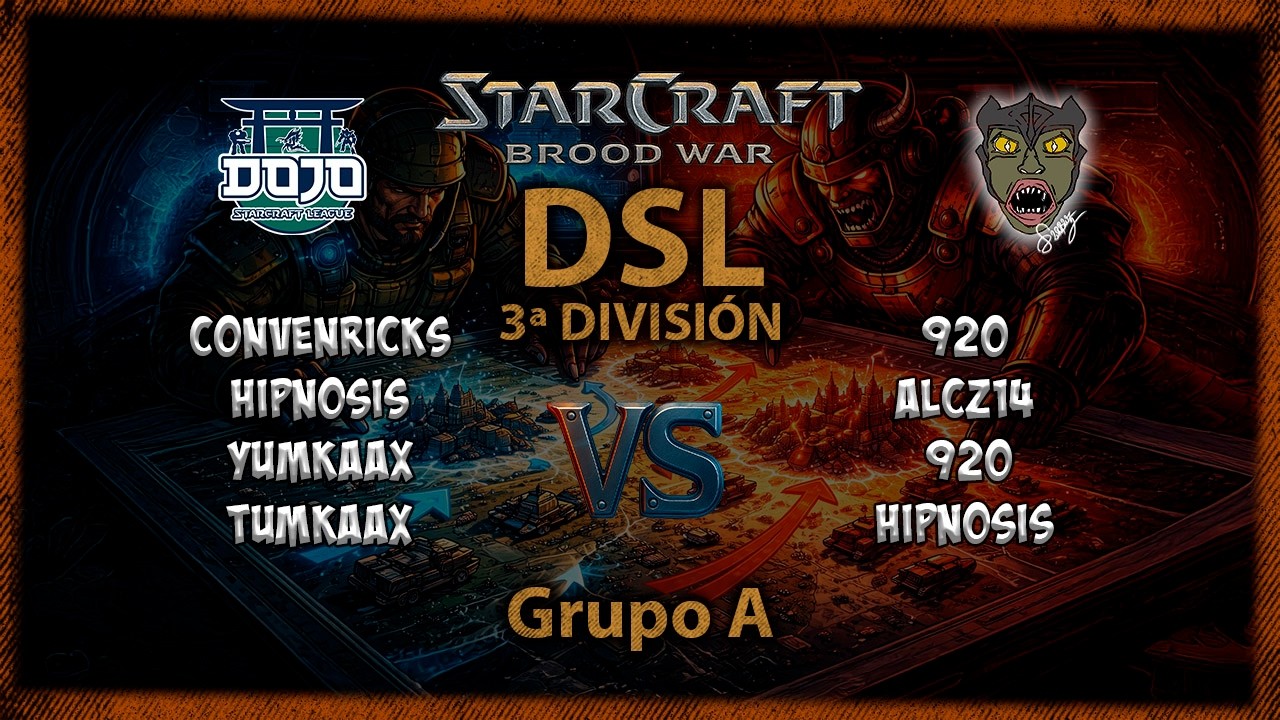 ¡Cierre del Grupo A! 🥋 El Dojo no perdona | T19 Dojo - 3ª Grupo A | Starcraft BW