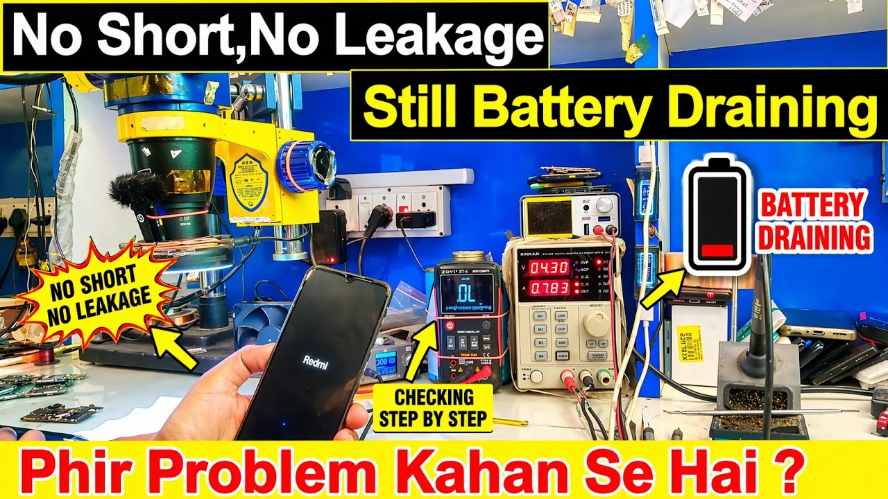 Hindi Me || No Short/No Leakage || Still Poor Battery Backup ? || Solved