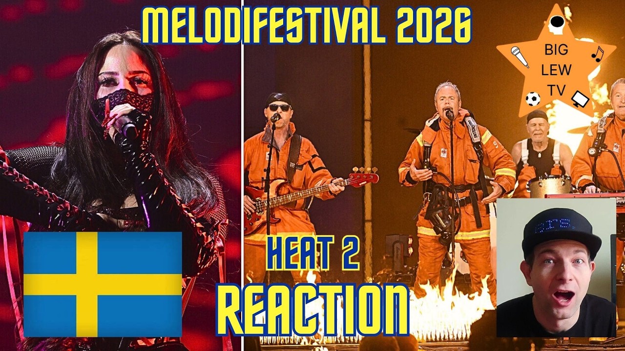 Heat 2 Qualifers, Reaction. Felicia, Branda City Slackers. Melodifestivalen 2026