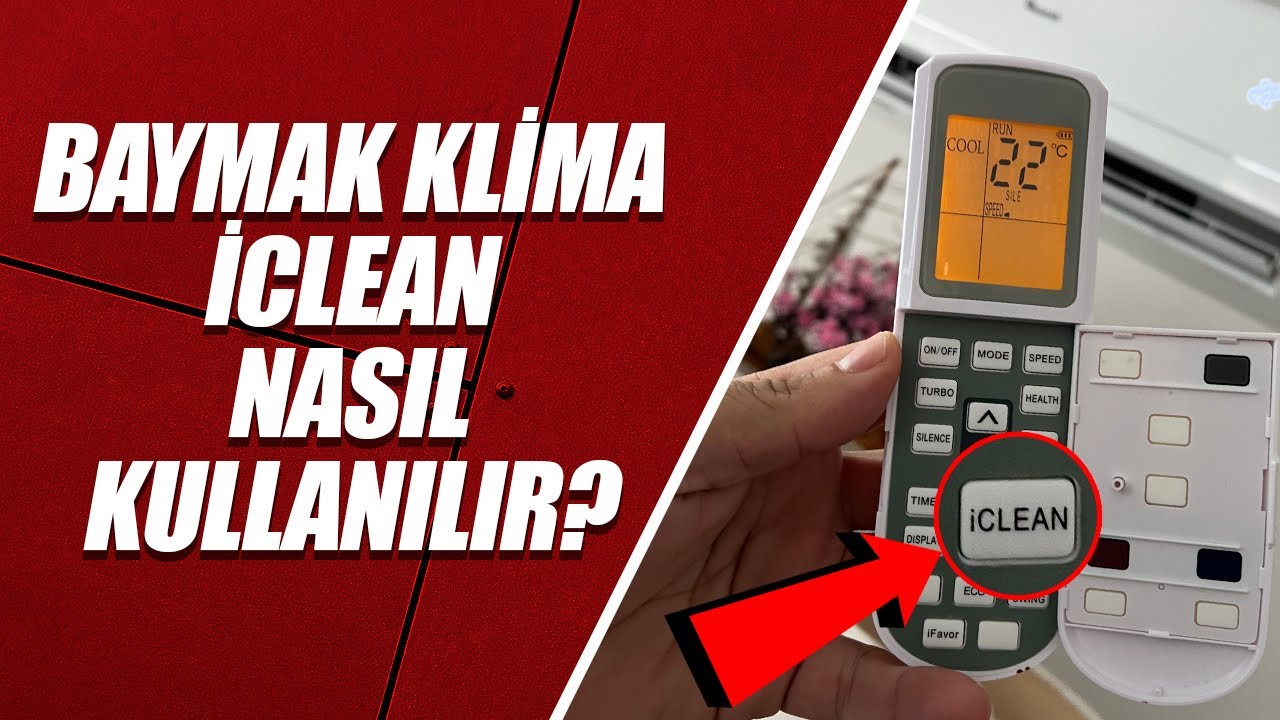 BAYMAK KLİMA İCLEAN (i-CLEAN TUŞU) NASIL KULLANILIR?